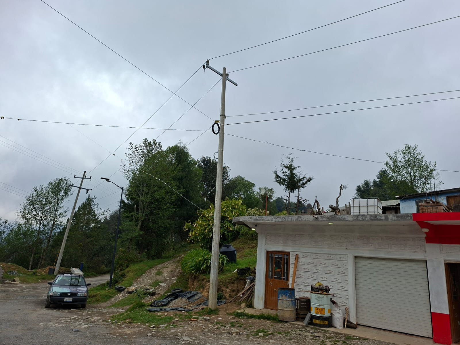 Infraestructura de fibra óptica en comunidad